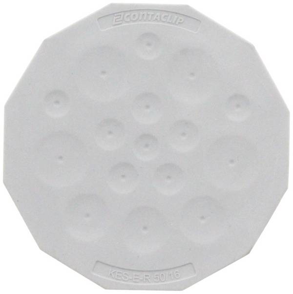 CONTA-CLIP KES-E-R 50/16 B GR N/A Hrúbka montážnej dosky (max.) 4 mm termoplastický elastomer sivá 1 ks