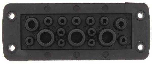 CONTA-CLIP KES 16-1/24 BK N/A s upevňovacím otvorom, s priepustnou membránou, vodeodolná, skrutkovacie Pre montážny otvor s priemerom 5.5 mm Priemer svorky (max.) 16.2 mm polyamid 6.6 čierna 1 ks