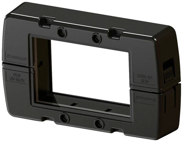 CONTA-CLIP KDSI-SR 6/10 BK N/A s tesnením Pre montážny otvor s priemerom 5.5 mm polyamid 6.6 čierna 1 ks