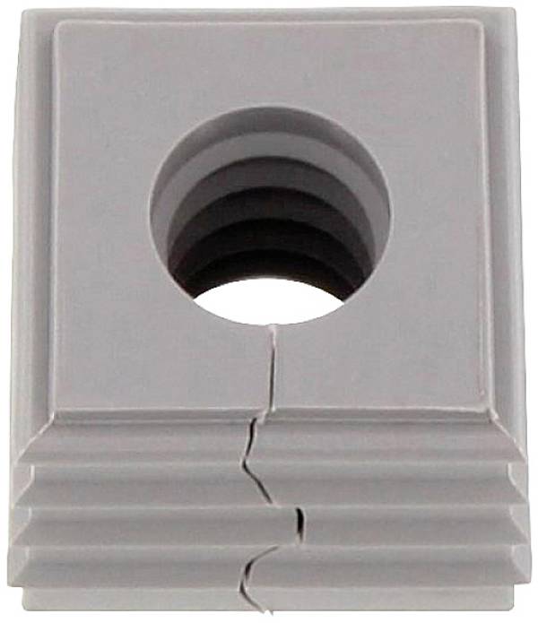 CONTA-CLIP KDS-DE 9-10 GR N/A s odľahčením ťahu Priemer svorky (max.) 10 mm termoplastický elastomer sivá 1 ks