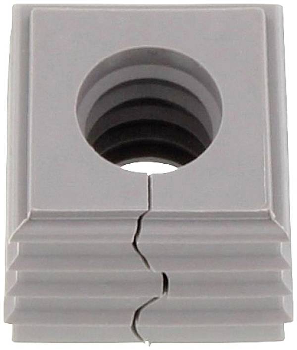 CONTA-CLIP KDS-DE 10-11 GR N/A s odľahčením ťahu Priemer svorky (max.) 11 mm termoplastický elastomer sivá 1 ks