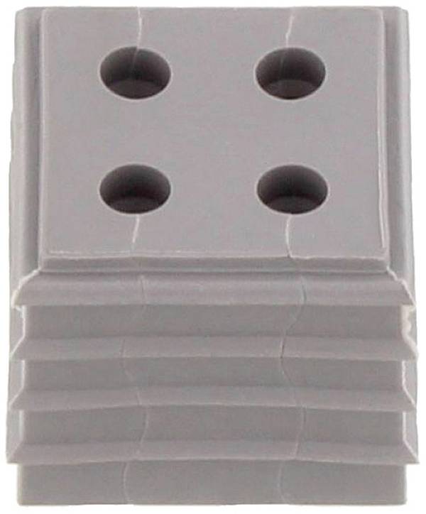 CONTA-CLIP KDS-DE 4X3-4 GR N/A s odľahčením ťahu Priemer svorky (max.) 4 mm termoplastický elastomer sivá 1 ks