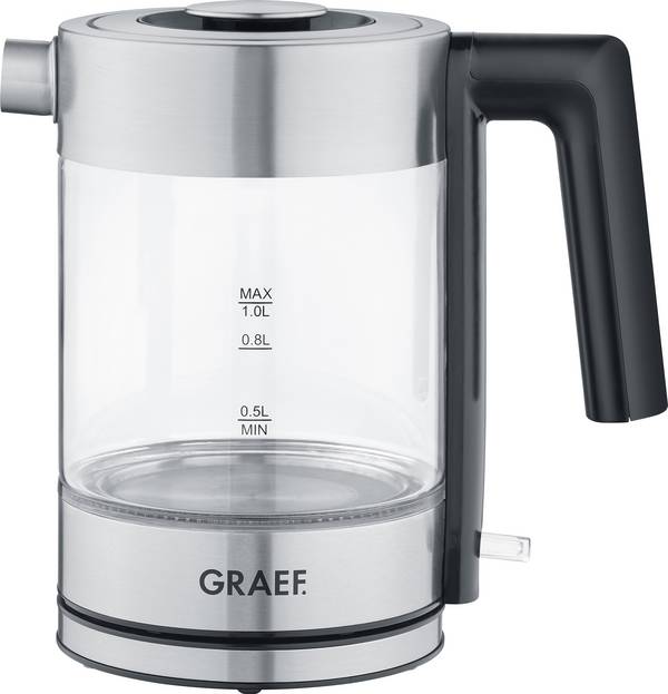 Graef WK300 rýchlovarná kanvica, ochrana proti prehriatiu, nerezová oceľ, WK300EU