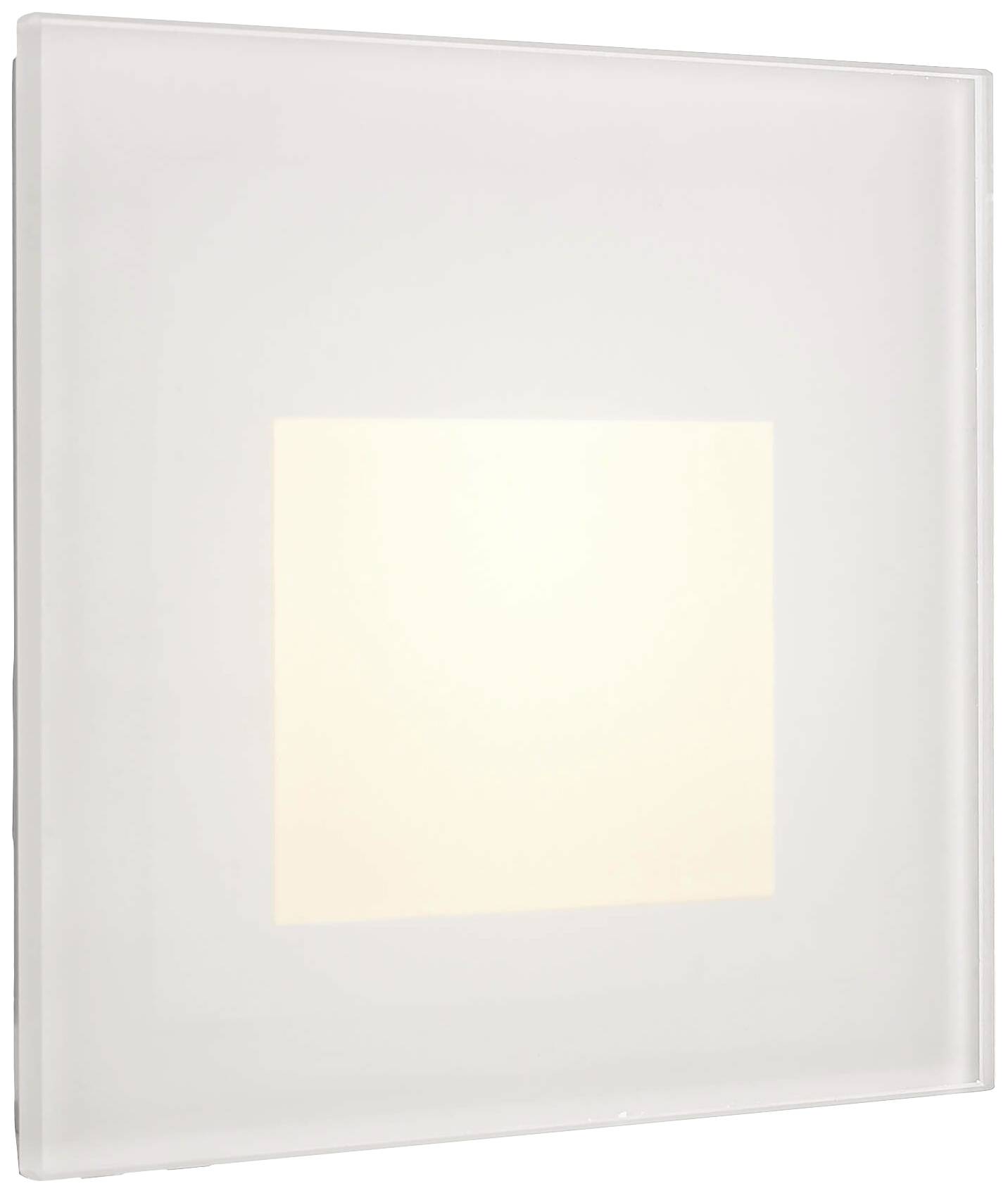 Deko Light Abdeckung milchig eckig für Alwaid 930480 Coperchio Bianco (RAL 9016)