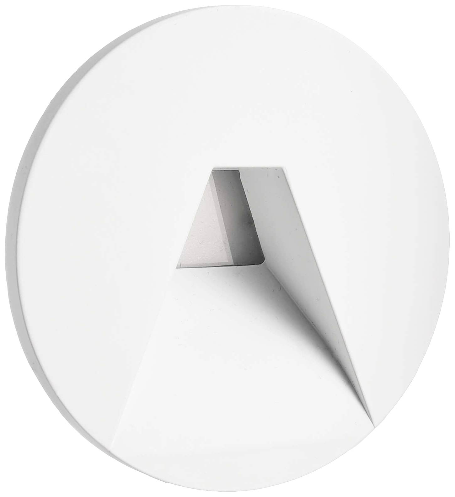 Deko Light Abdeckung rund weiß Winkel für Alwaid 930503 Coperchio Bianco (RAL 9016)