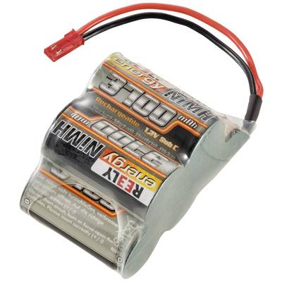 Dobíjateľný NiMH akumulátorový balík, 12V, s kapacitou 3700 mAh. Červeno-čierne vodiče s červeným konektorom.