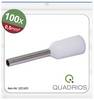 Quadrios 22C425 dutinka 0.5 mm² čiastočne izolované biela 1 sada Package