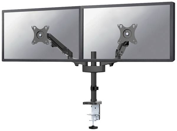Neomounts DS70-750BL2  stolový držiak monitoru  43,2 cm (17") - 68,6 cm (27") výškovo nastaviteľný, otočný, sklápajúci, nakláňací