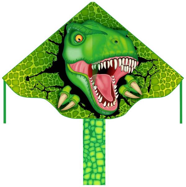 Ecoline jednošnúrový šarkan Jednoduchý leták T Rex Rozpätie 1200 mm Vhodnosť pre silu vetra 2 - 5 bft