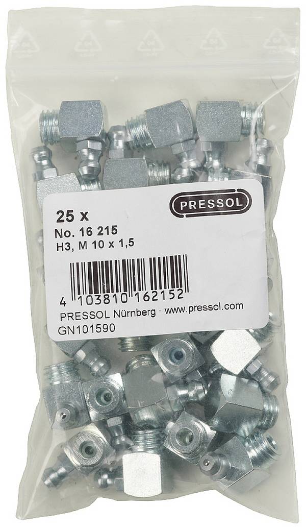 Pressol Kužeľová maznica H3-90°, M 10 x 1,5-VZ N/A    25 ks
