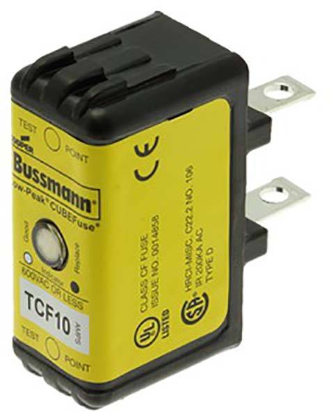 Eaton TCF10 sada poistiek 1fázový 1-pólový 10 A 600 V 12 ks
