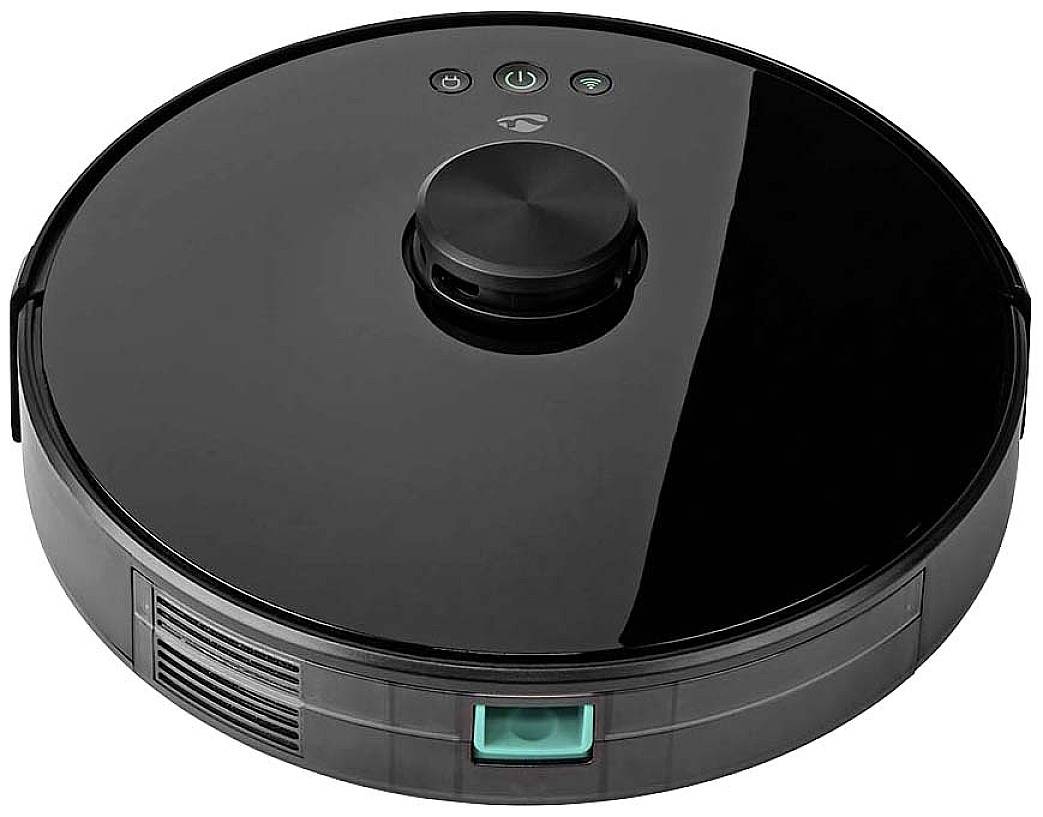 Nedis WIFIVCL001CBK Robot per pulizia Nero Gestito da app, Telecomandabile
