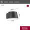 'Čierne LED vonkajšie svietidlo, 8W, IP44, rozmery: 128x96x56 mm, 5 rokov záruka.'