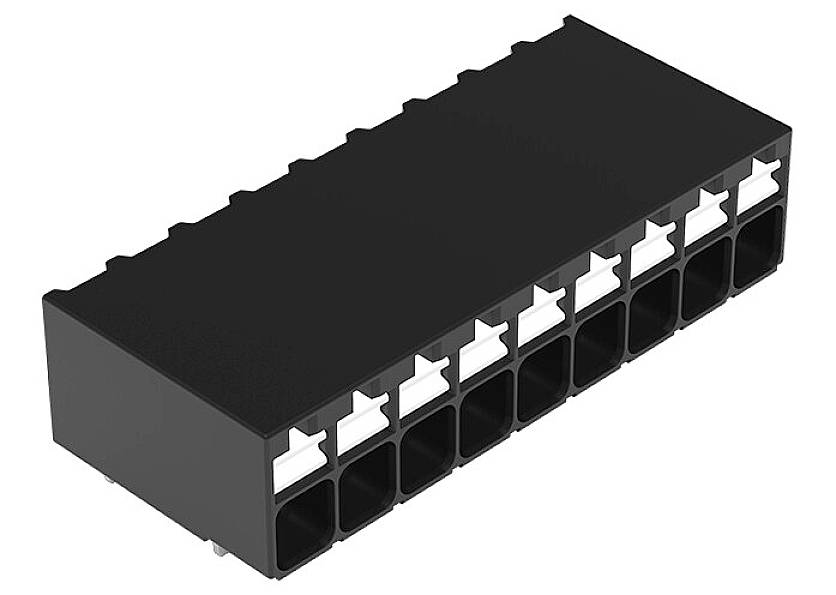 WAGO 2086-1209 Printklem 1.50 mm&sup2; Aantal polen 9 Zwart 96 stuk(s)