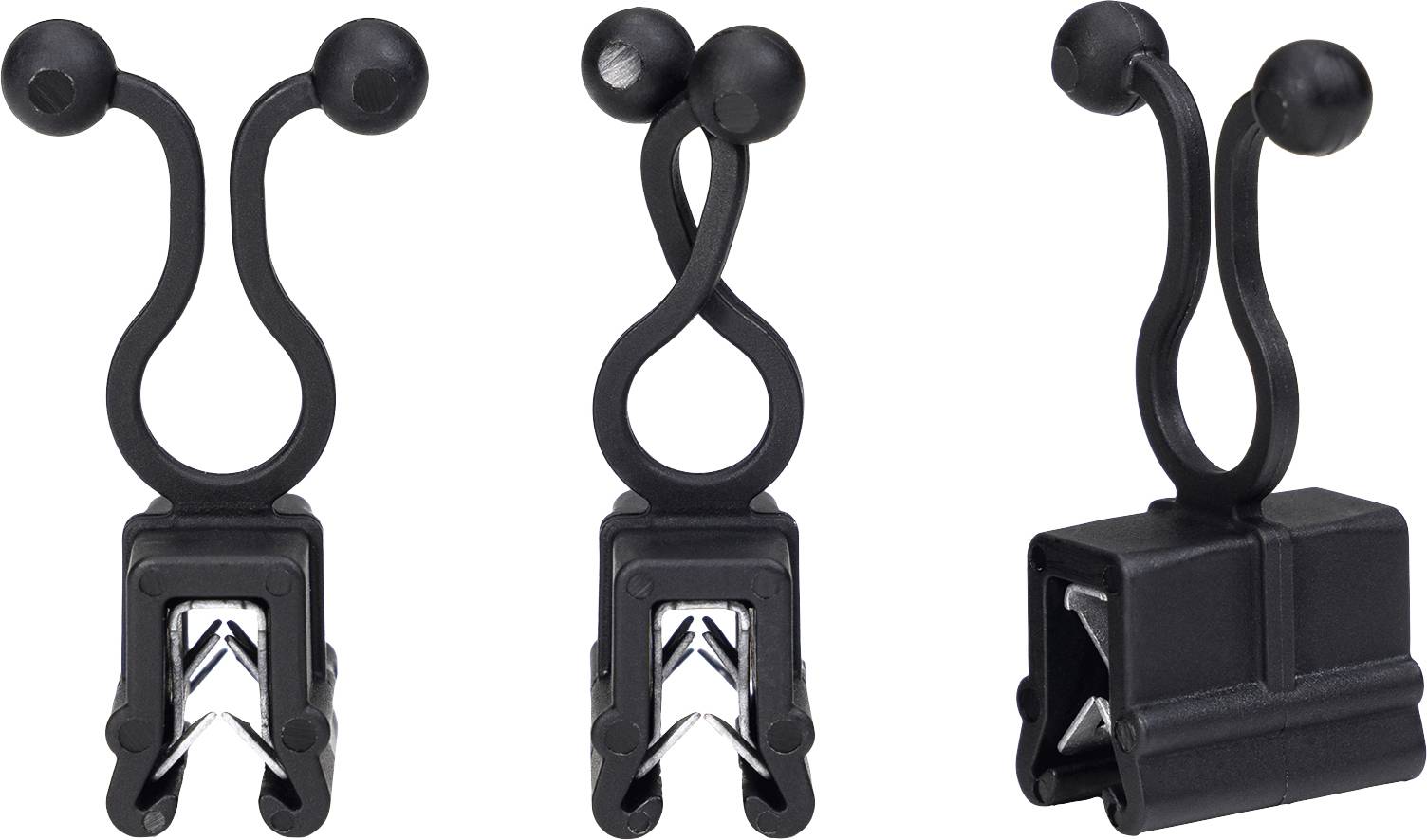 HellermannTyton 151-02588 EC1-3TL7OTP-PA66HIRHS-BK Fascetta per cavi Nero 1 pz.