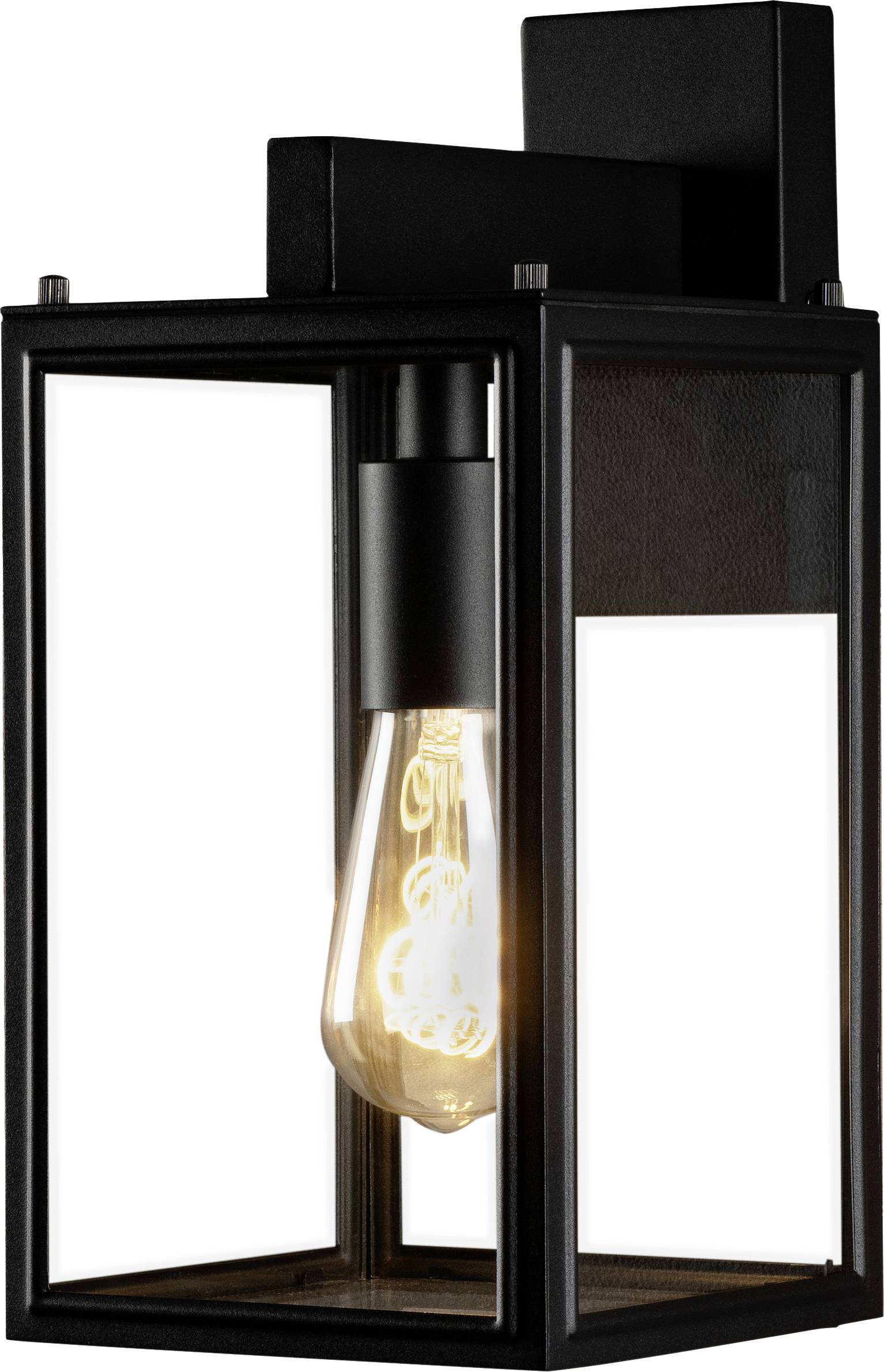Conrad Konstsmide Carpi schwarz 7352-750 Buitenlamp (wand) E27 Zwart aanbieding