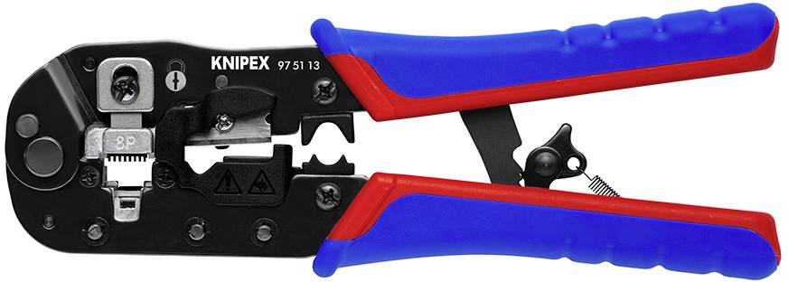 Knipex Crimpzange für RJ45-Westernstecker 97 51 13 Pinza crimpatrice