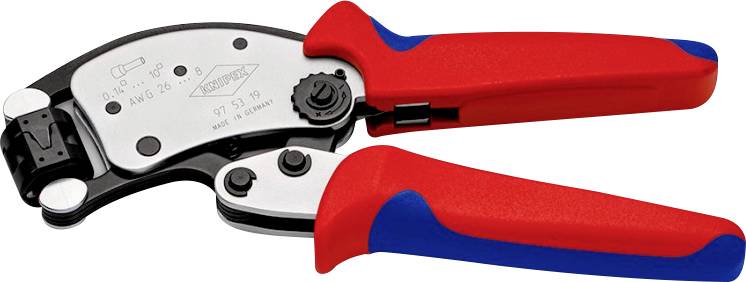 Knipex Twistor® T Crimpzange mit Trapezcrimp 97 53 19 Pinza crimpatrice