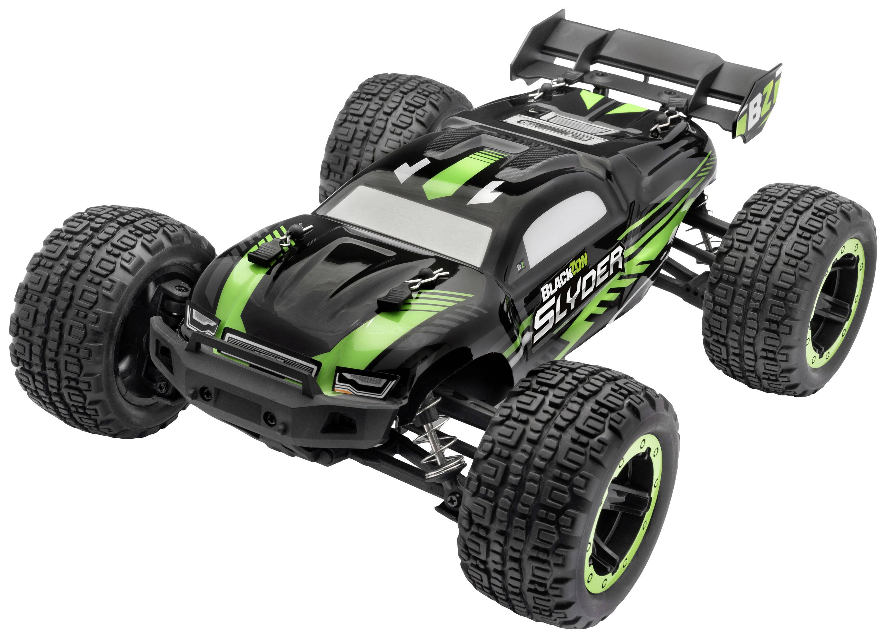 Blackzon Slyder St 1/16 Groen Brushed 1, 16 Rc Auto Elektro Truggy 4WD Rtr 2, 4 GHz