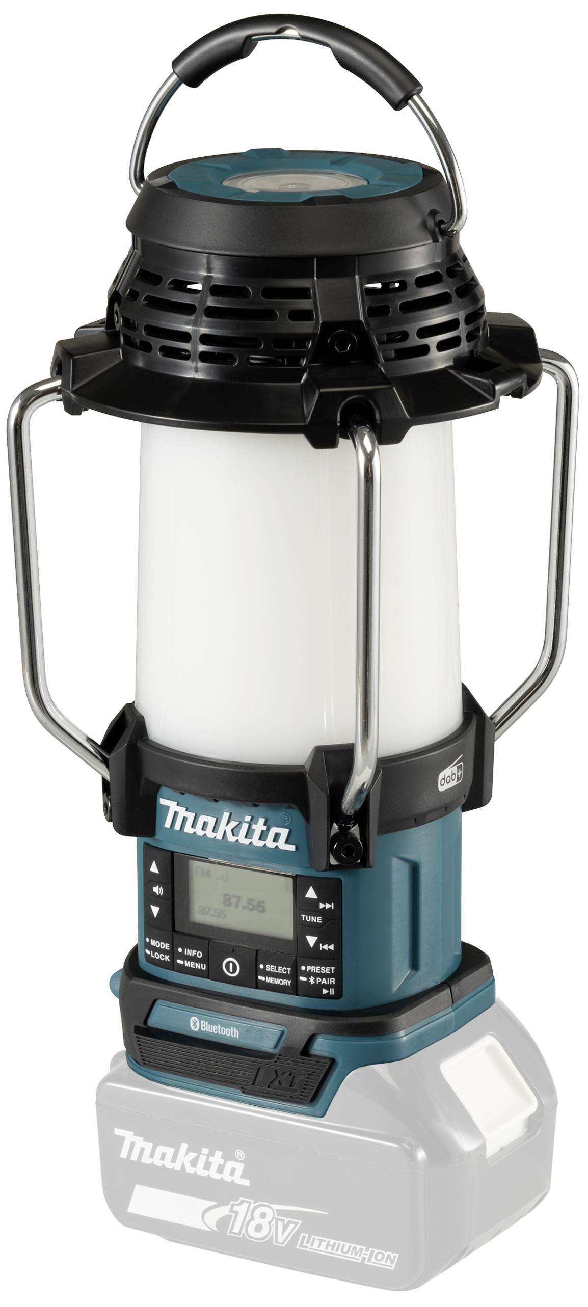 Makita DMR056 Radio a batteria FM, AM, DAB+ Con lanterna Nero