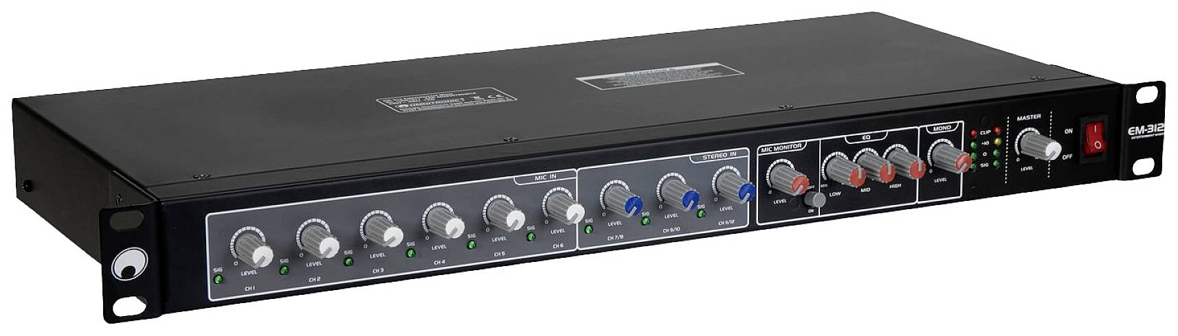 Omnitronic EM-312 12 canali Mixer DJ da incasso 19