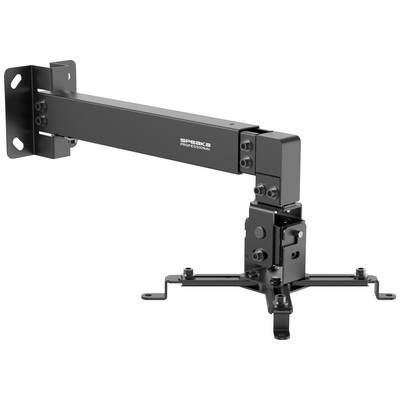 SpeaKa Professional SP-PWM-100 držiak projektora na stenu otočný  Vzdialenosť od steny (max.): 600 mm čierna