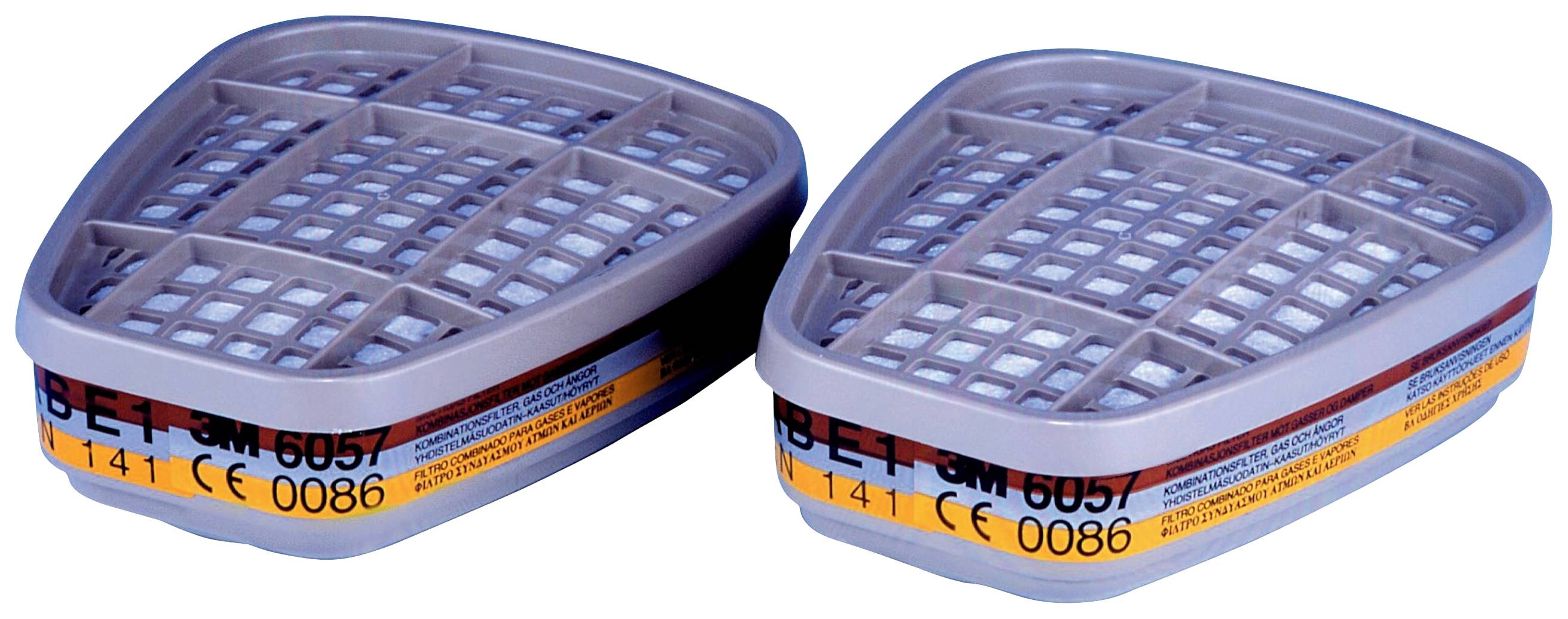 3M 6057 Gase-/Dämpfefilter ABE1 Gasfilter 8 stk EN 143 DIN 143
