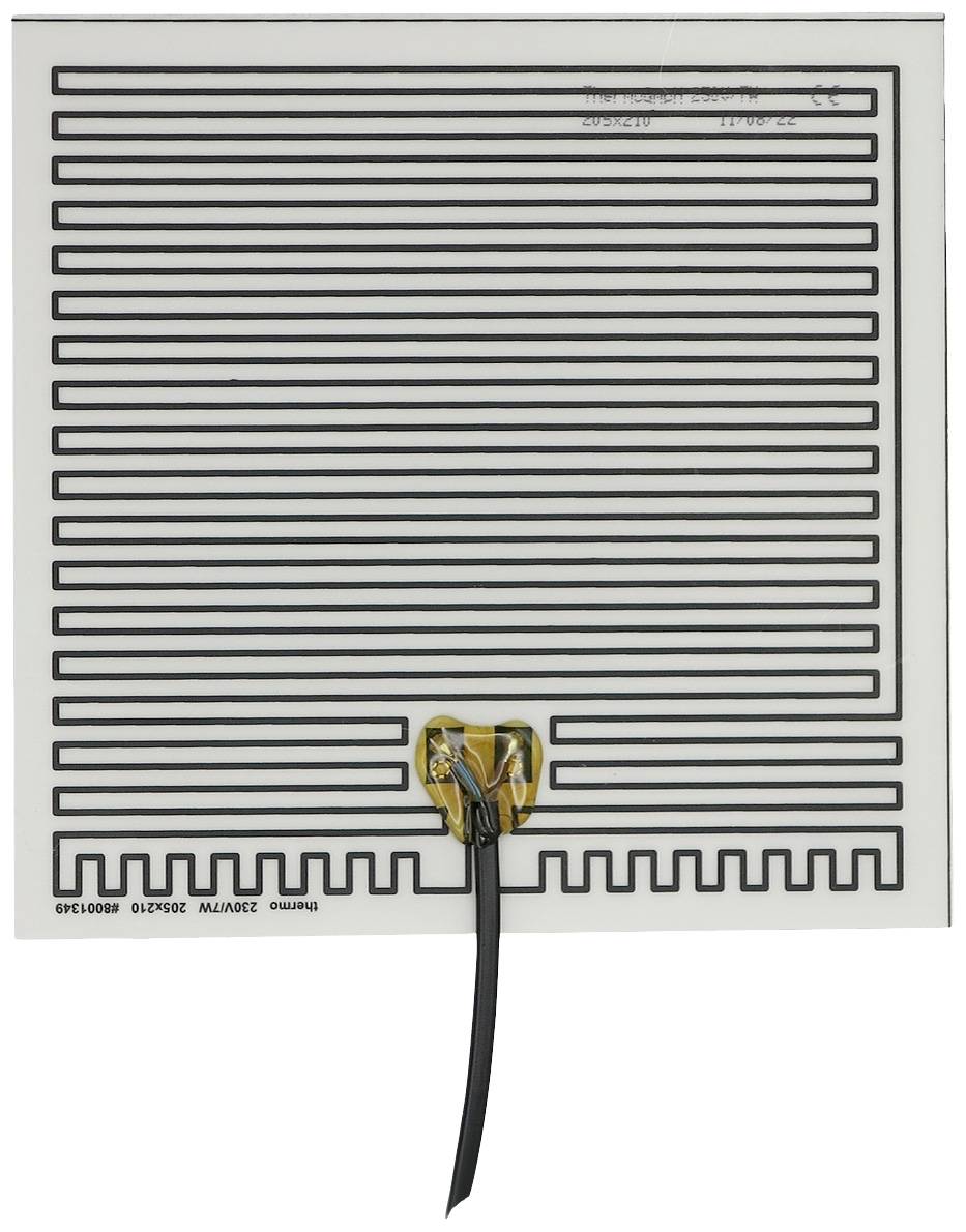 Thermo TECH Poliestere Lamina riscaldante 230 V 7 W (L x L) 210 mm x 205 mm