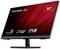 ViewSonic monitor s 32-palcovým displejom, IPS technológiou, bez blikania, s filtrom modrého svetla. Dizajn s červeným pozadím a logami.