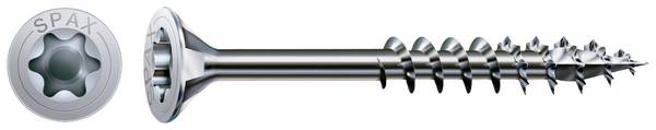 SPAX R 88091 Senkkopf/T-STAR TG 0191010501003 skrutka do dreva 5 mm 100 mm T-STAR plus    ocel WIROX 100 ks