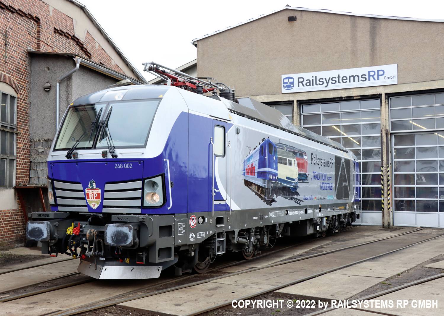 MiniTrix 16248 MiniTrix 16248 N elektrische locomotief BR 248 DM VECTRON van Railsystems RP