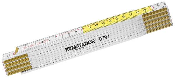 Matador Schraubwerkzeuge Holz 7970001 skladací meter   2 m dřevo