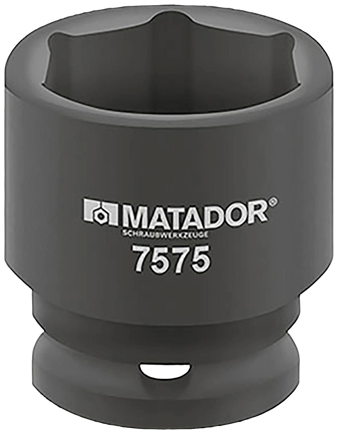 Čierna spájkovacia špička od Matadoru s nápisom 'MATADOR 7575'.