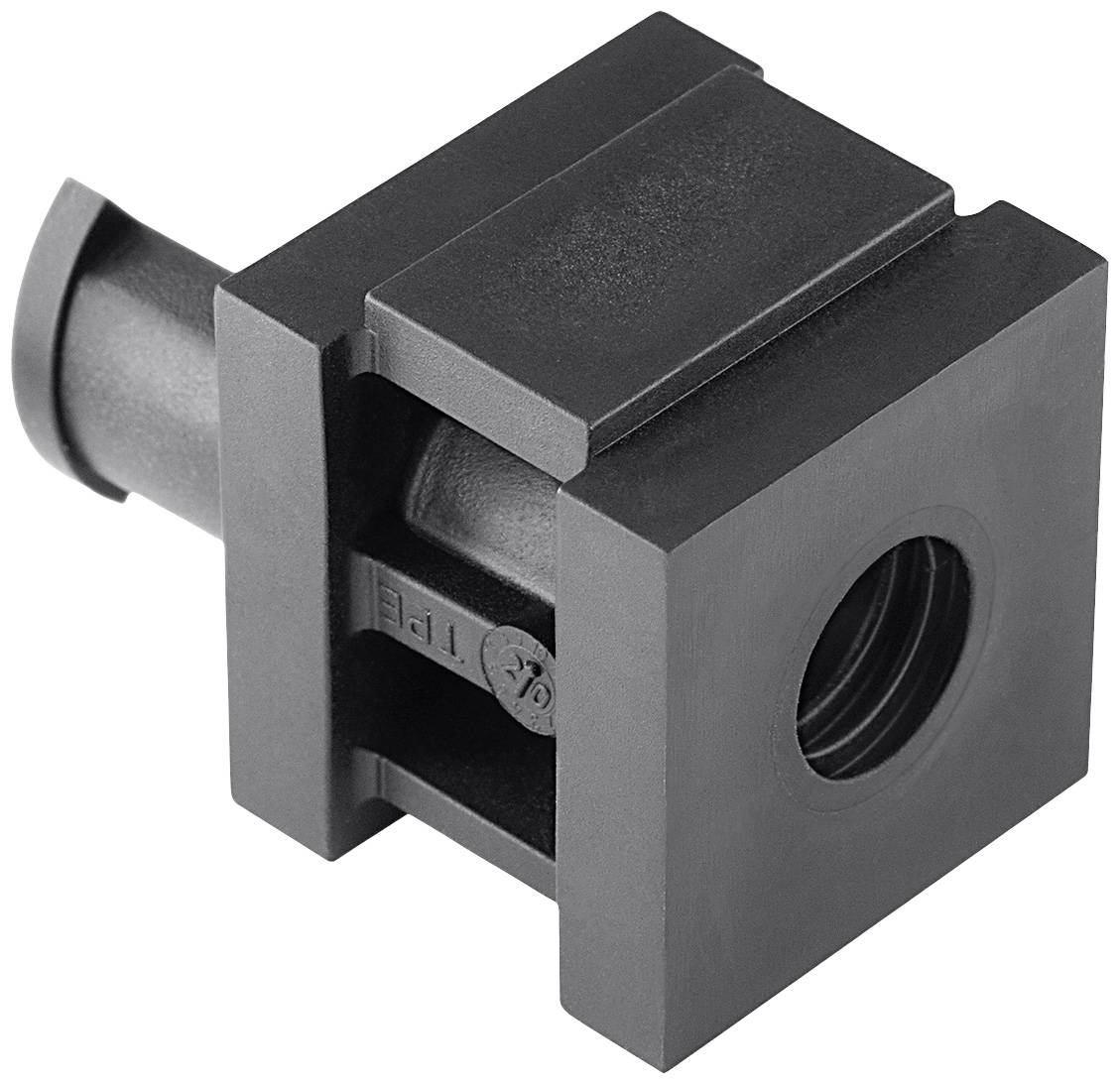 HellermannTyton VP-S_9-10_Ins-sgl-PL-BK (20) Gommino singolo senza alogeni Plastica Nero 20 pz.