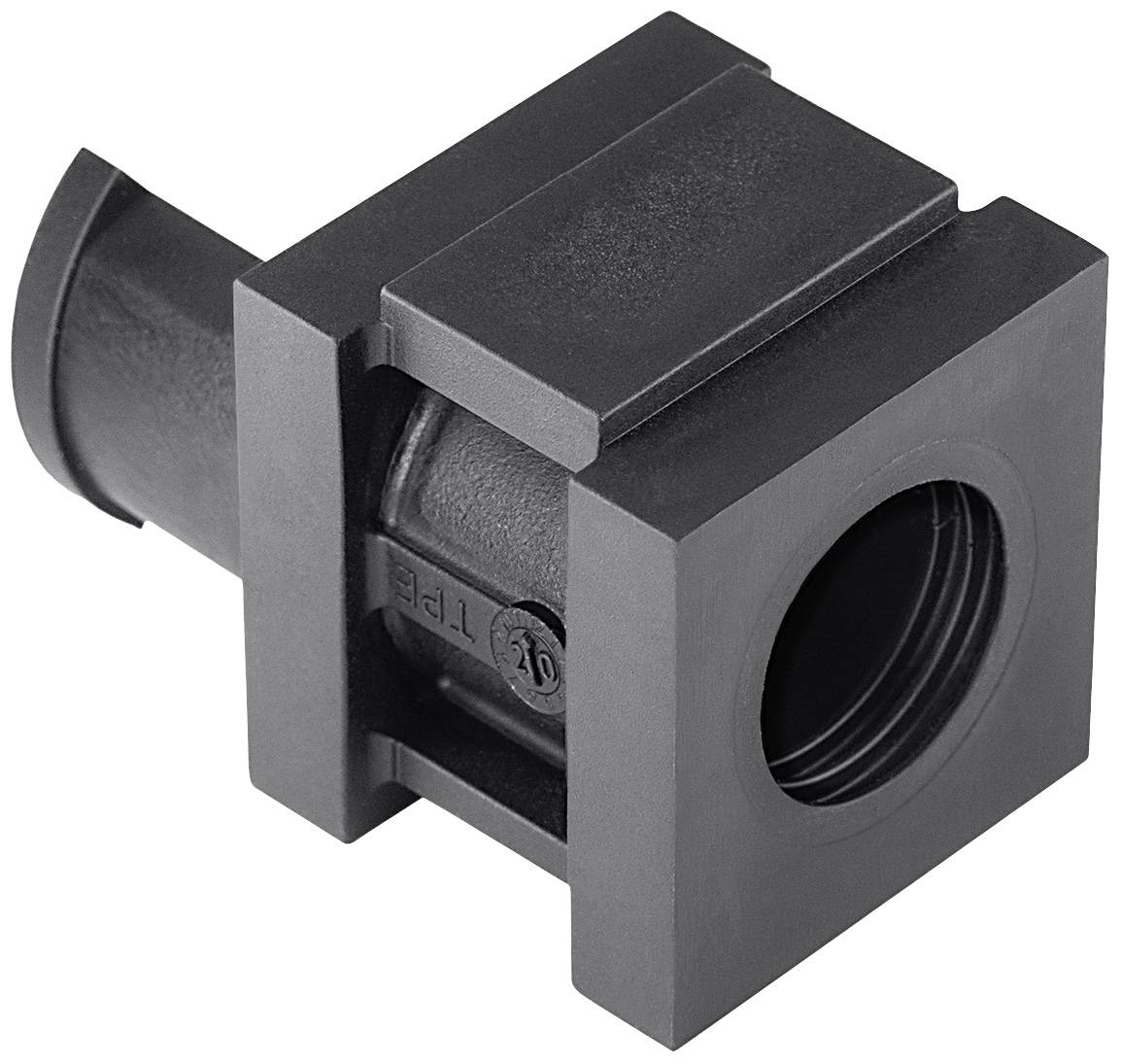 HellermannTyton VP-S_12-13_Ins-sgl-PL-BK (20) Gommino singolo senza alogeni Plastica Nero 20 pz.