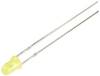 TRU COMPONENTS LED s vývodmi  žltá guľatý 3 mm 330 mcd 30 ° 12 mA 5 V