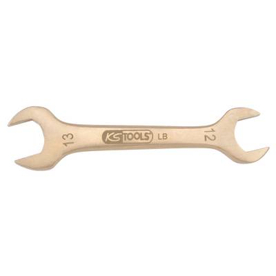 Obojstranný kovový kľúč, veľkosť 13 a 12, s nápisom 'KS Tools LB'.