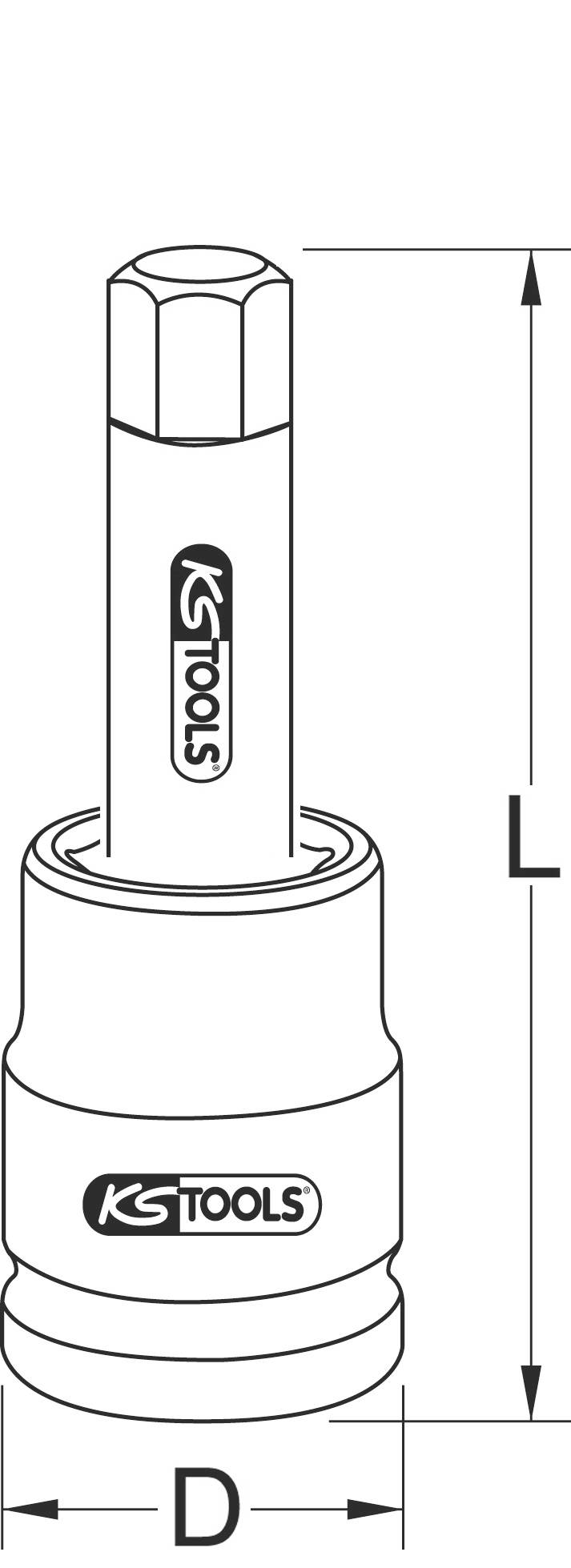 KS Tools 4500462 450.0462 Verwisselbare kop