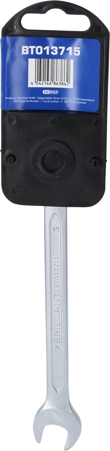 Strieborný kľúč s obalom, s produktovým kódom 'BT013715'.