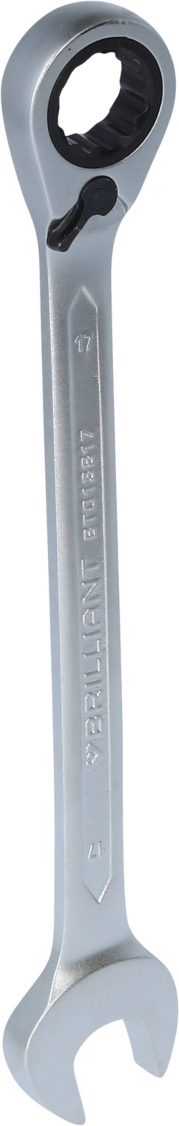 Brilliant Tools BT013817 BT013817 prstencový račňový kľúč  17 mm