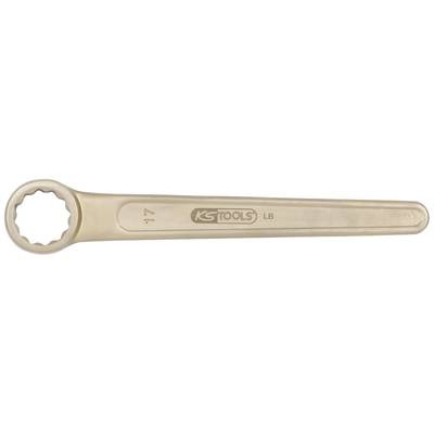 Bronzový krúžkový kľúč s nápisom 'KS TOOLS'.