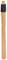 Drevené didgeridoo s hladkým povrchom a čiernym náustkom, používané v hudobnej kultúre austrálskych domorodcov.