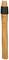 Drevená rukoväť nástroja z hickoryového dreva, hore s čiernym ochranným krúžkom. Razená s nápisom 'HICKORY' a 'INR. INDIA'.