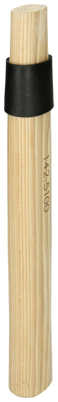 Drevená palica s čiernym gumeným zakončením na jednom konci. Na dreve je vyryté číslo '1425080'.