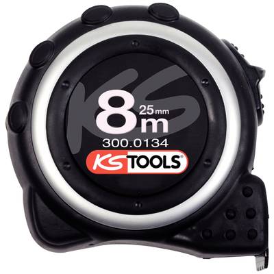 KS Tools  3000134-ISO zvinovací meter Kalibrované podľa (ISO)  8 m Pásová ocel 