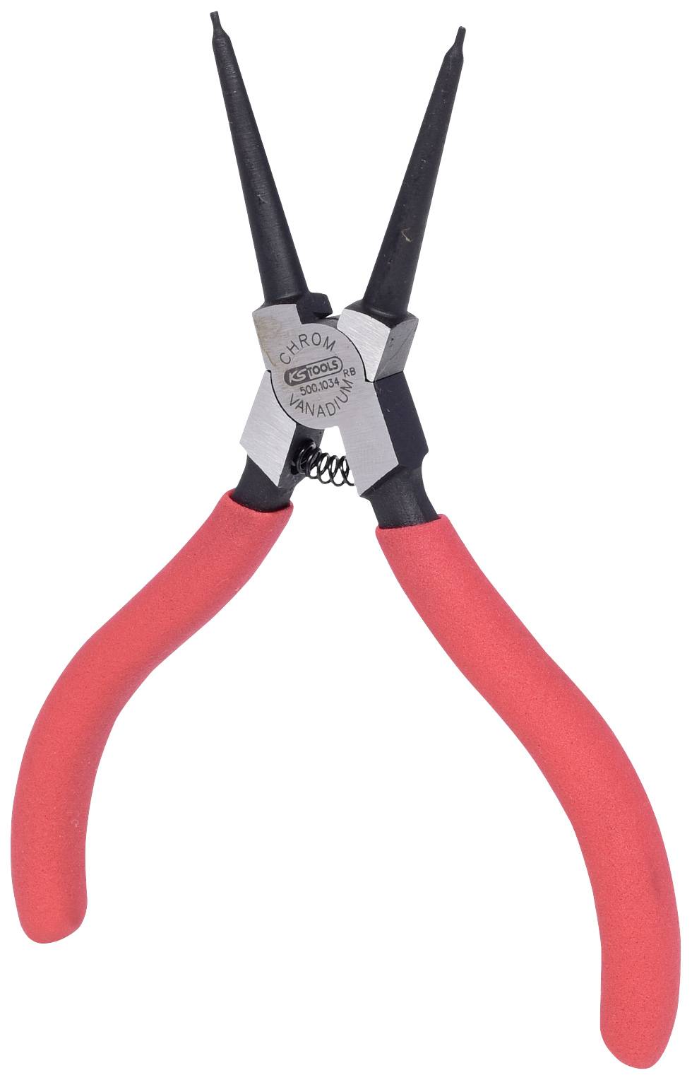 KS Tools 5001034 Precisie-borgveertang Geschikt voor borgringen Binnenringen Puntvorm Recht afbeelding