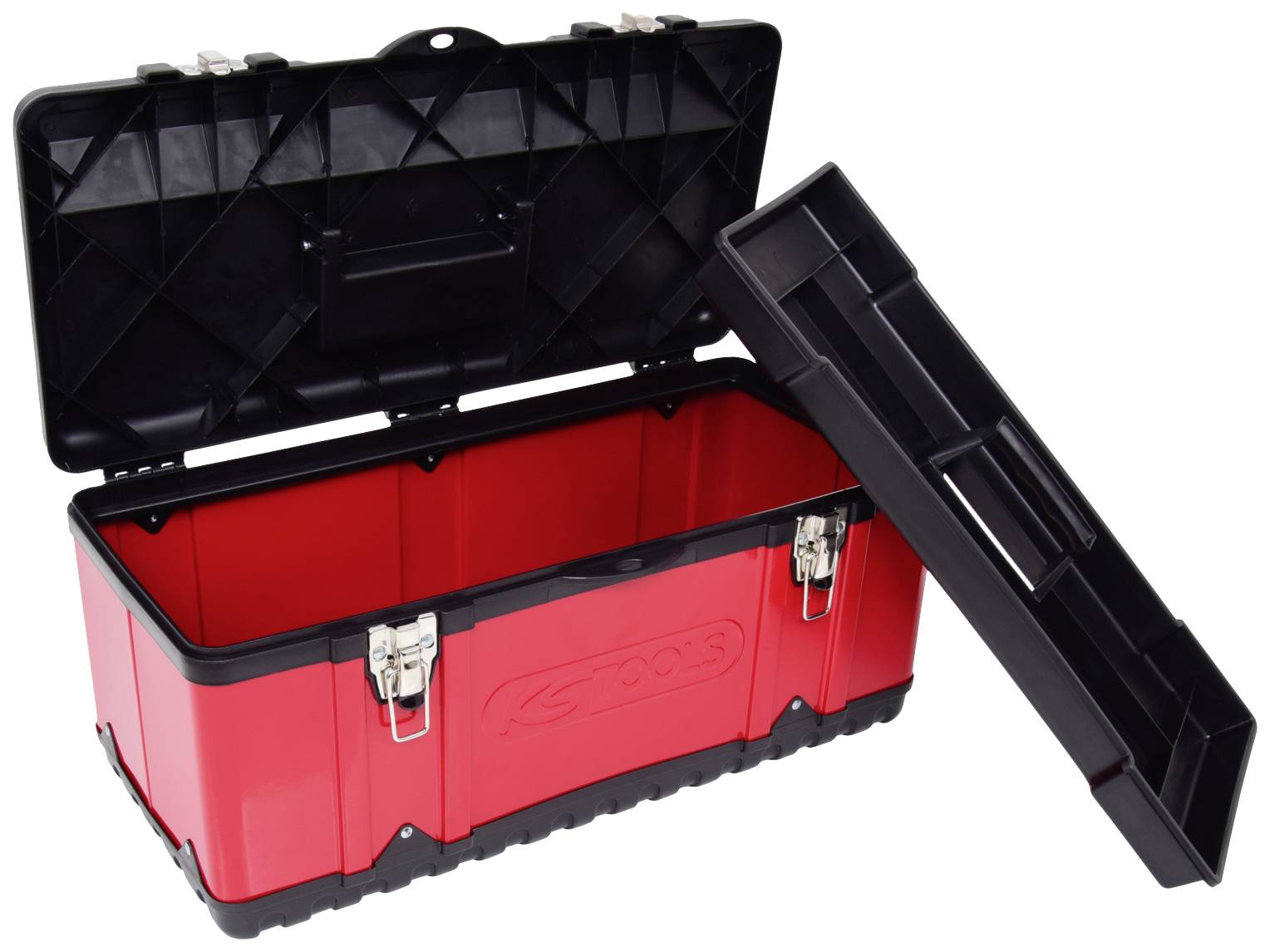 KS Tools 8500345 850.0345 Verktygslåda (tom) Plast, Stålbleck Svart-röd