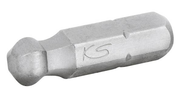 <br>  KS Tools<br>  911.3710<br>  9113710<br>  inbusový bit<br>  Pohon (skrutkovač): 1/4" (6,3 mm)<br>  Typ zakončenia: šesťuholník<br>  <br>  25 mm<br>