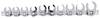 KS Tools 913.3900 3/8" 12-bodová sada nástrčných kľúčov, 10-dielna 10-22mm