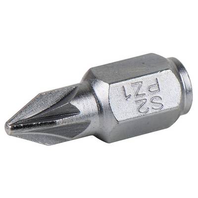 Kovený bit krížového výbrusu, označený gravírovaním 'PZ1 S2', určený pre skrutkovač alebo vŕtanie.